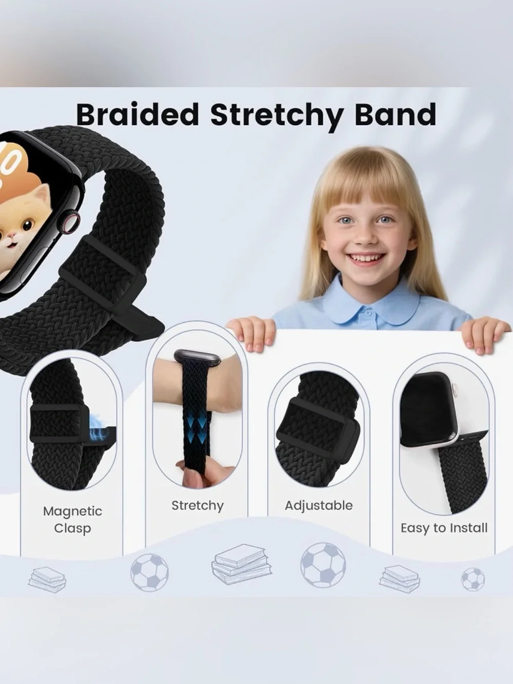 Kids (Adult Small Wrist) Apple Watch Band and Cover